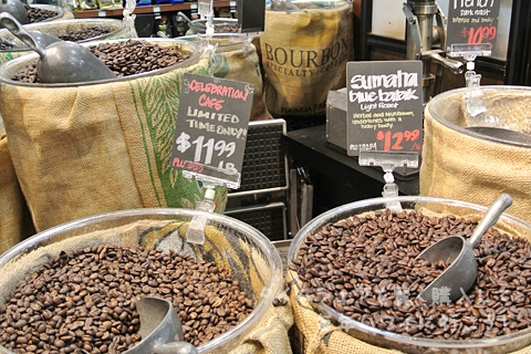 カハラモールのコーヒー豆